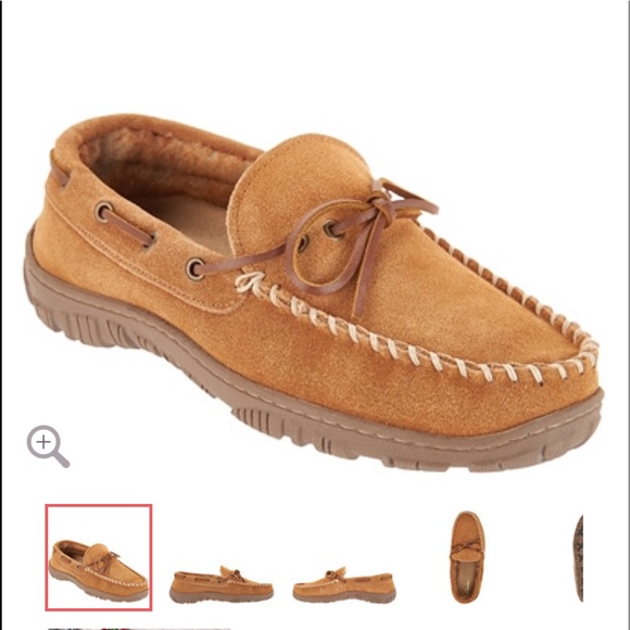 Clarks Other - Clark’s suede moccasins with shearling